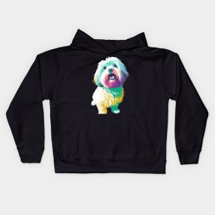 Coton de Tulear Pop Art - Dog Lover Gifts Kids Hoodie